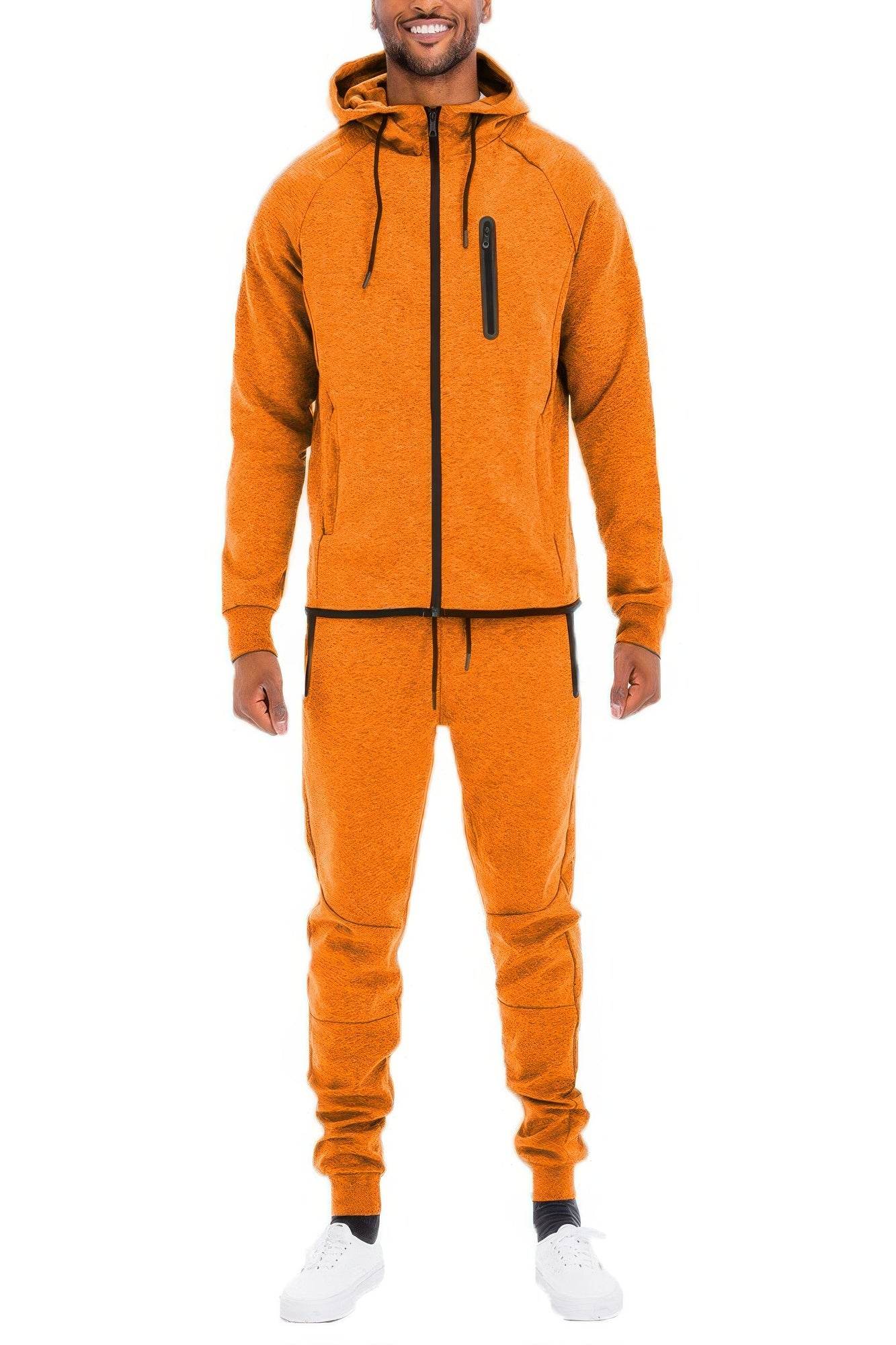 Comfort Meets Everyday Style – Men’s Full Zip Sweat Pant Sweat Set - Ultim8 Designs 4 U