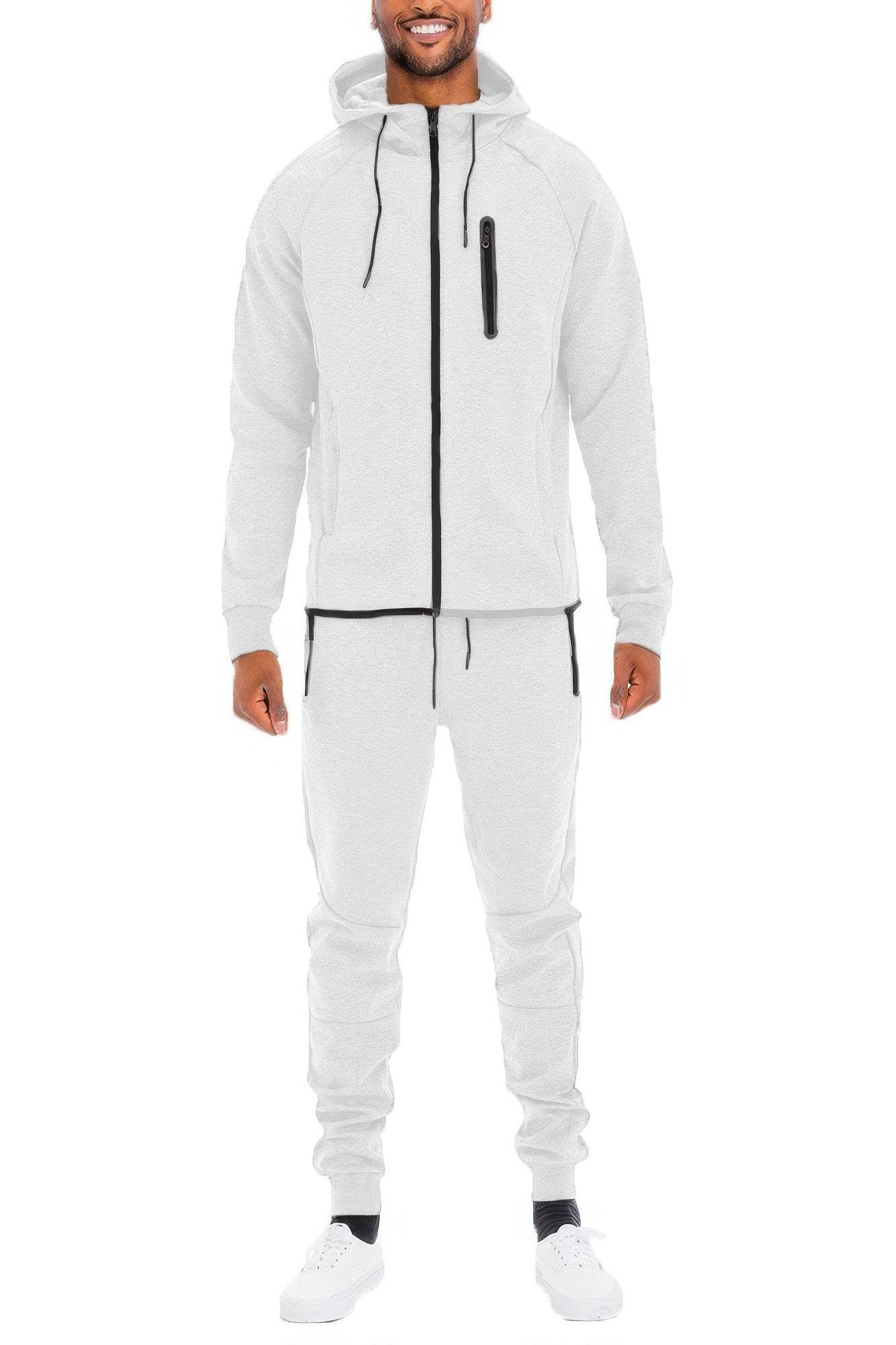Comfort Meets Everyday Style – Men’s Full Zip Sweat Pant Sweat Set - Ultim8 Designs 4 U