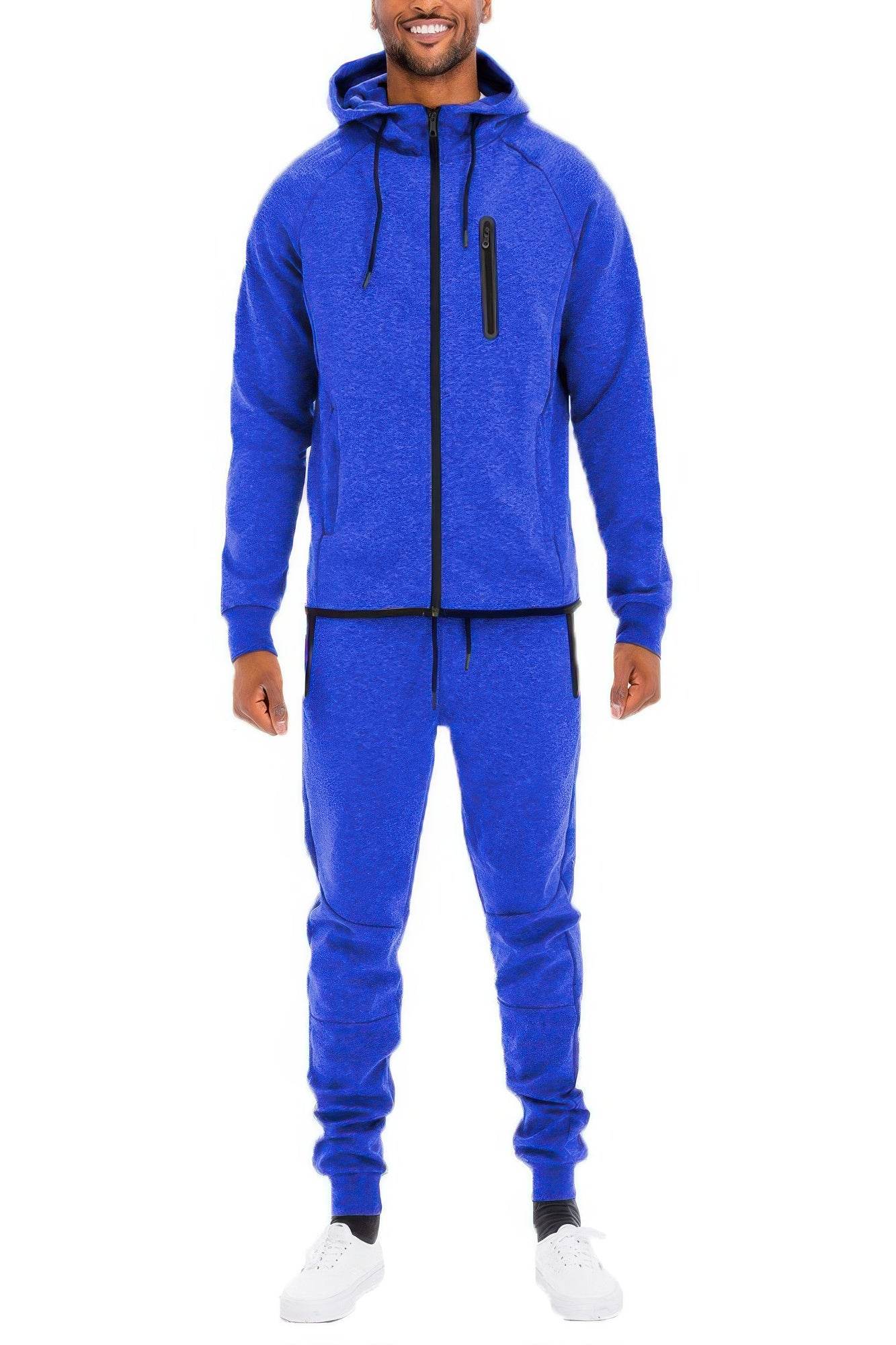 Comfort Meets Everyday Style – Men’s Full Zip Sweat Pant Sweat Set - Ultim8 Designs 4 U