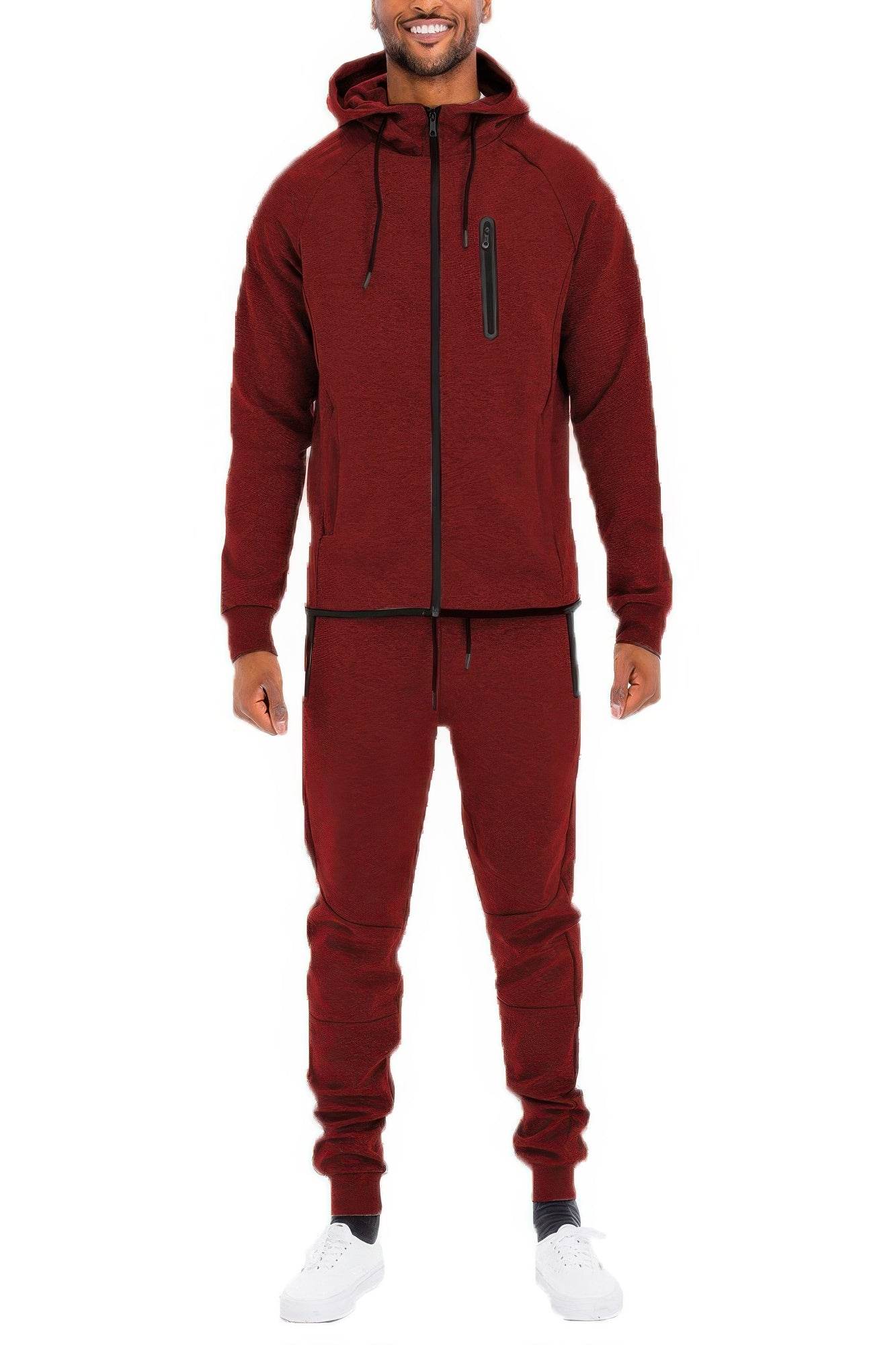 Comfort Meets Everyday Style – Men’s Full Zip Sweat Pant Sweat Set - Ultim8 Designs 4 U