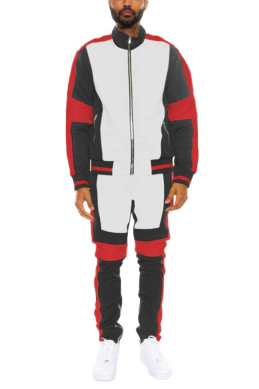 Sporty Style & Ultimate Comfort – Color Block Track Set - Ultim8 Designs 4 U