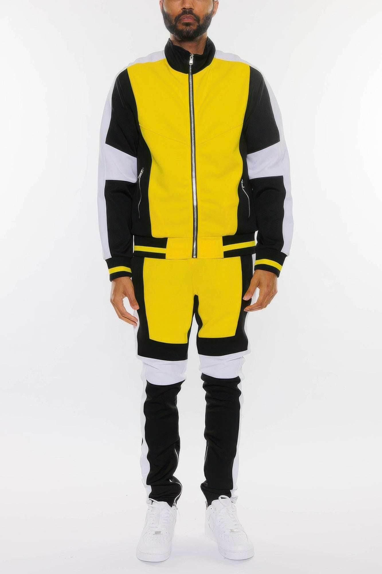 Sporty Style & Ultimate Comfort – Color Block Track Set - Ultim8 Designs 4 U