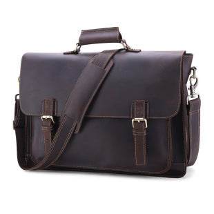 New Genuine Leather Business Bag Handbag - Ultim8 Designs 4 U