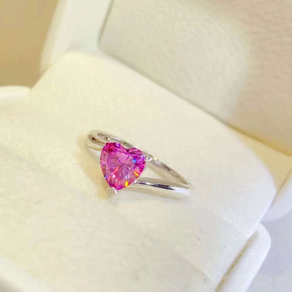 1 Carat Moissanite 925 Sterling Silver Ring - Ultim8 Designs 4 U