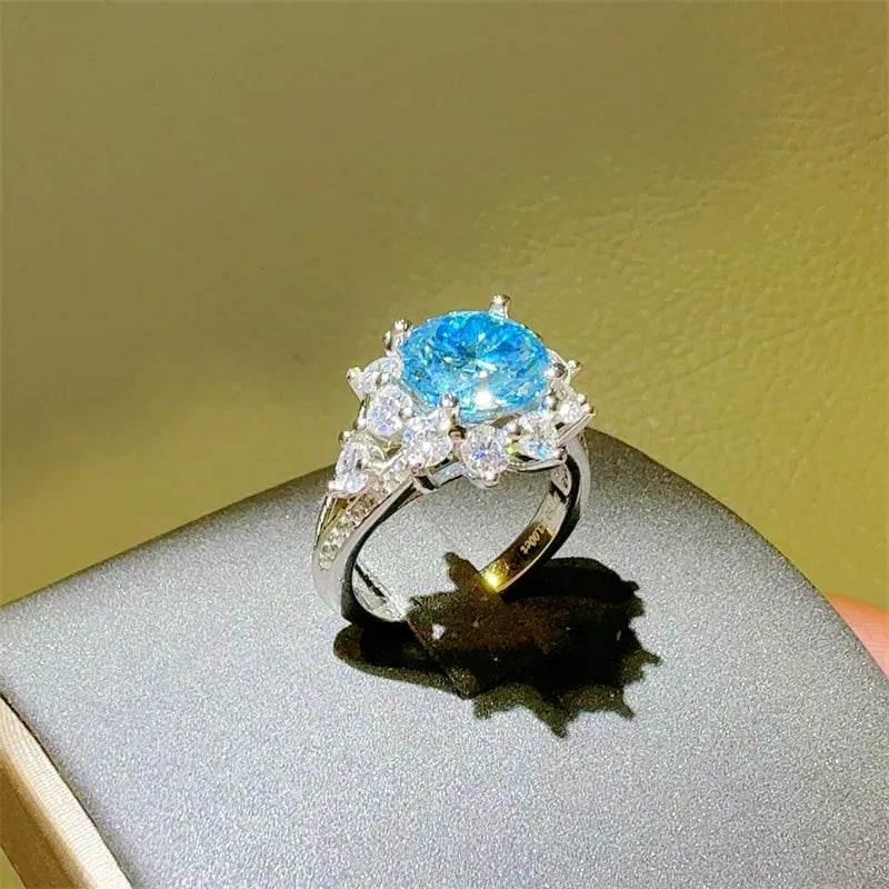3 Carat Moissanite Zircon 925 Sterling Silver Ring - Ultim8 Designs 4 U