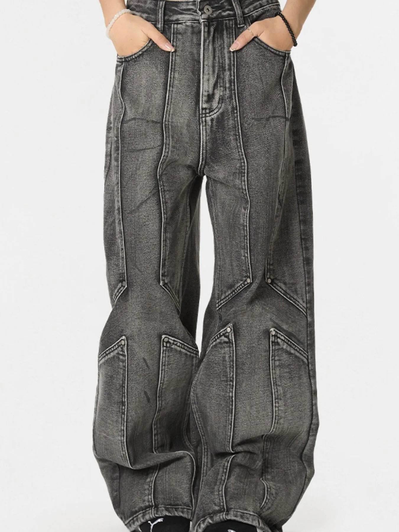Men's Wide-Leg Jeans - Ultim8 Designs 4 U