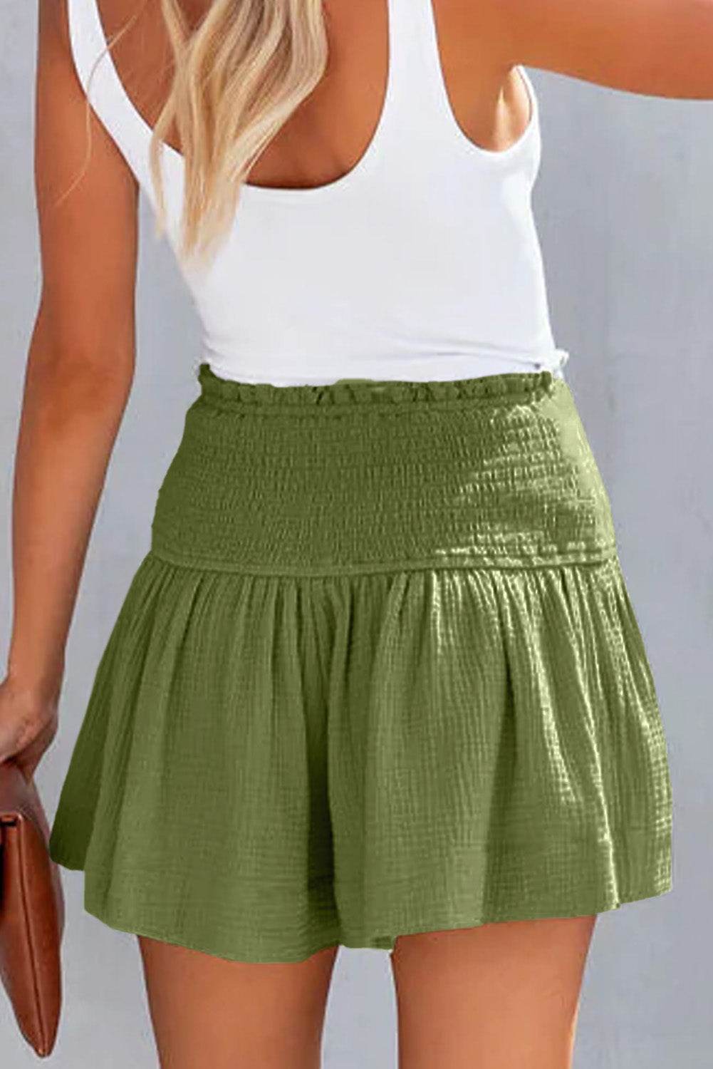 Smocked Waistband Shorts - Ultim8 Designs 4 U