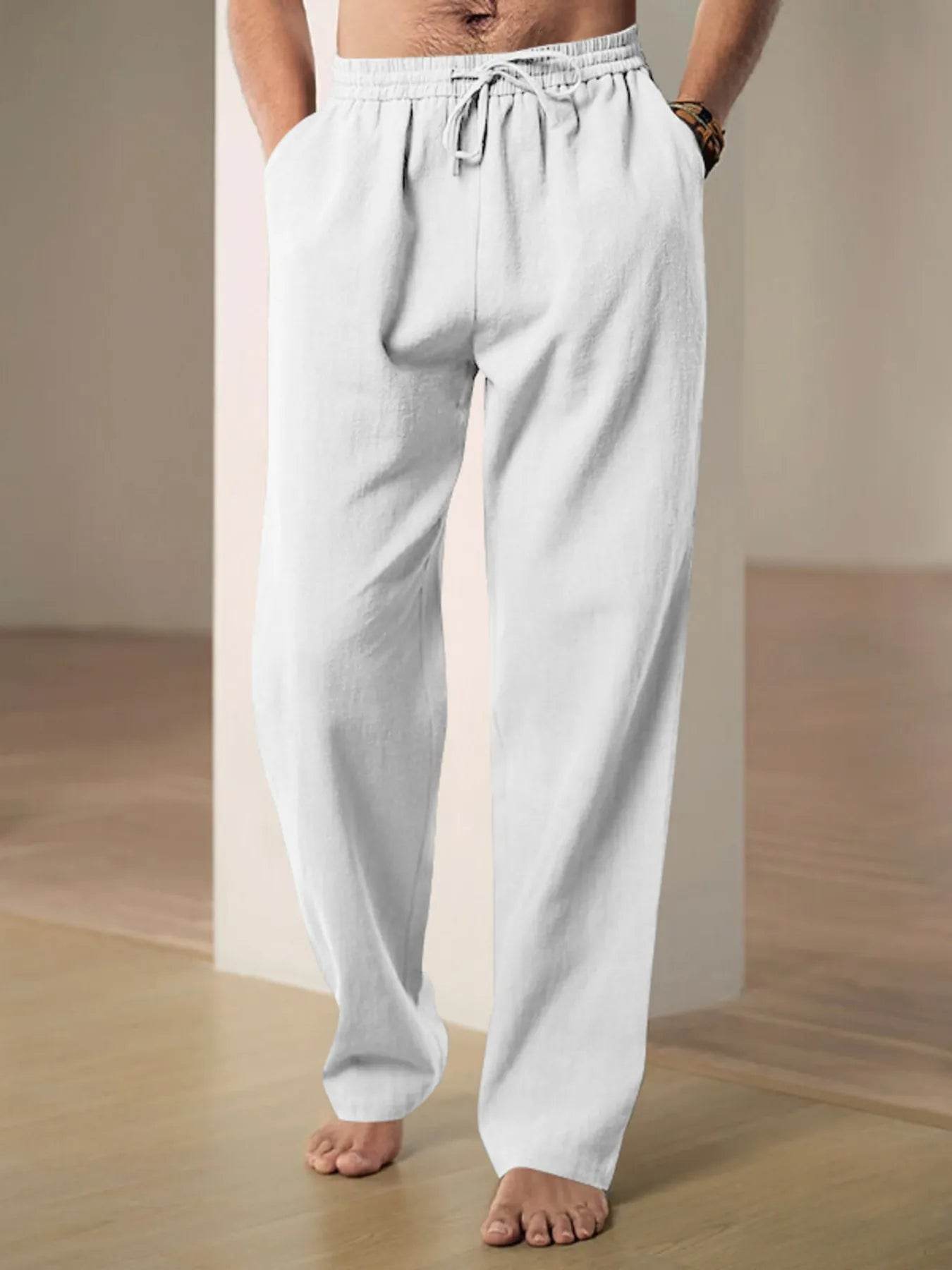 Men's Plus Size Drawstring Loose Fit Pants - Ultim8 Designs 4 U