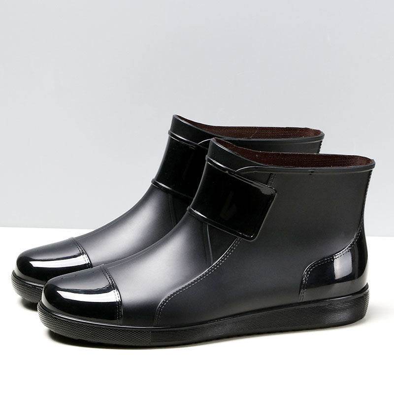 Men's Short Waterproof Plus Size Rain Boots - Ultim8 Designs 4 U