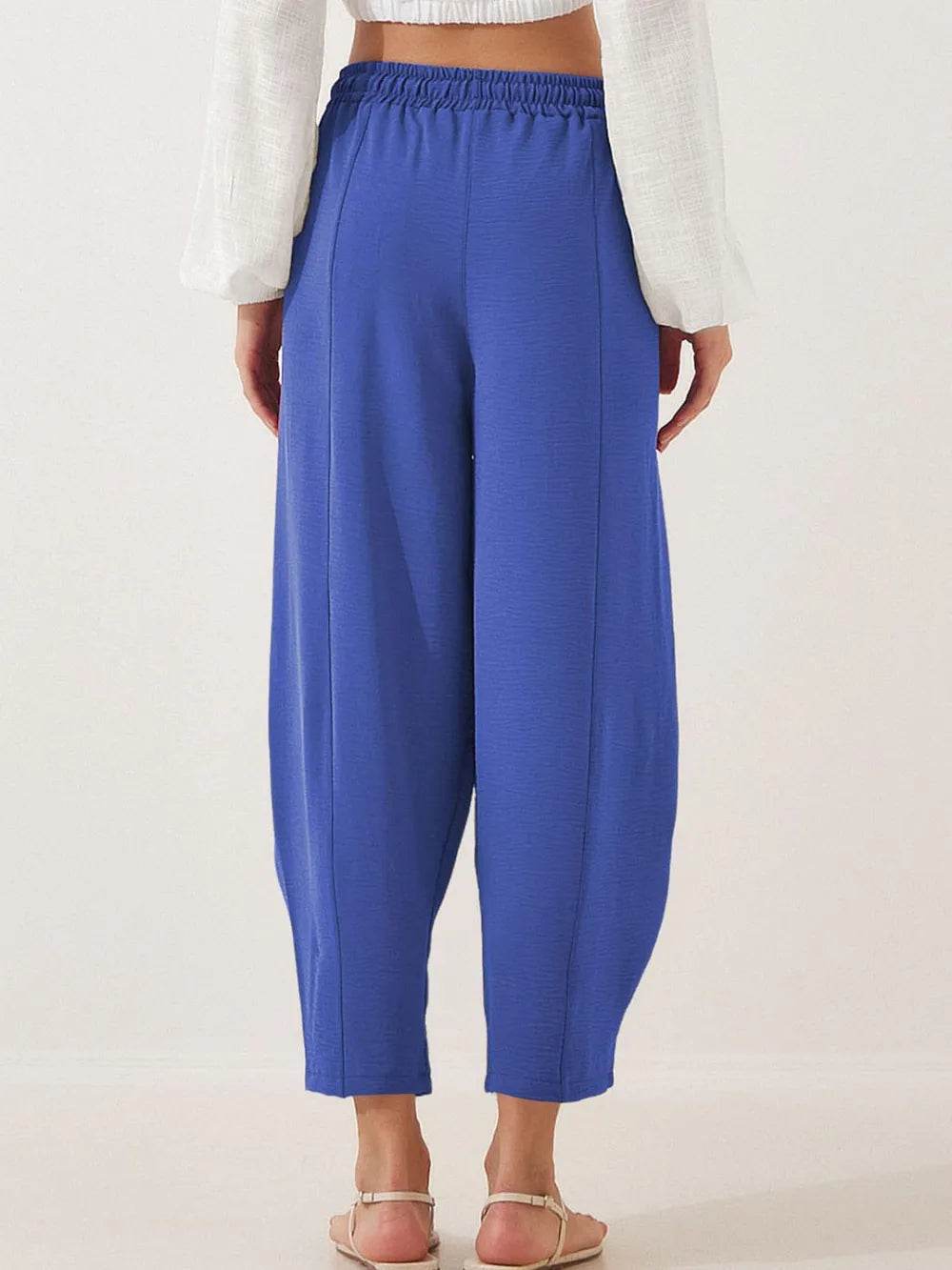Full Size Drawstring Cropped Jogger Pants Plus Size - Ultim8 Designs 4 U