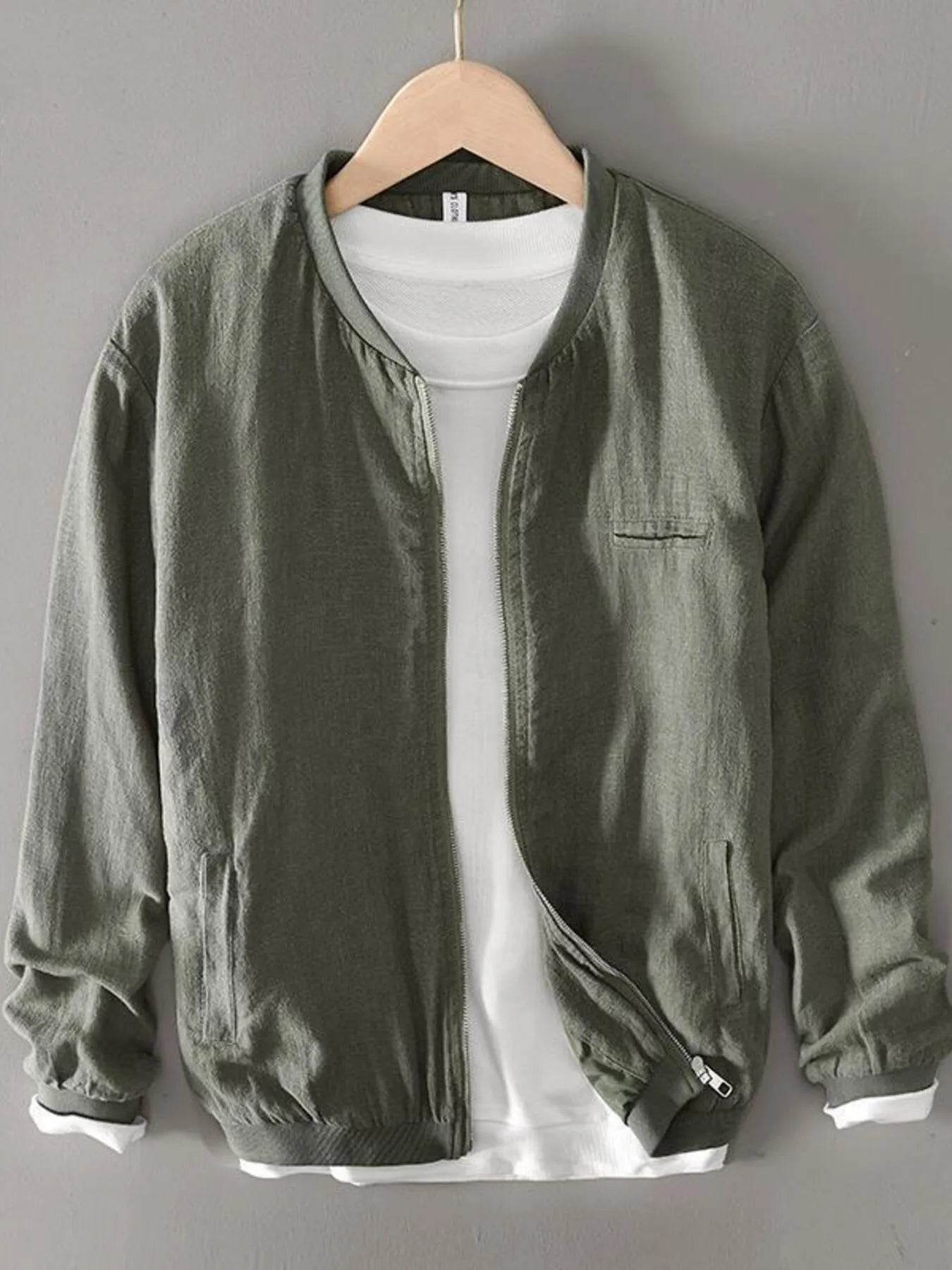 Men's Plus Size Zip Up Long Sleeve Jacket - Ultim8 Designs 4 U