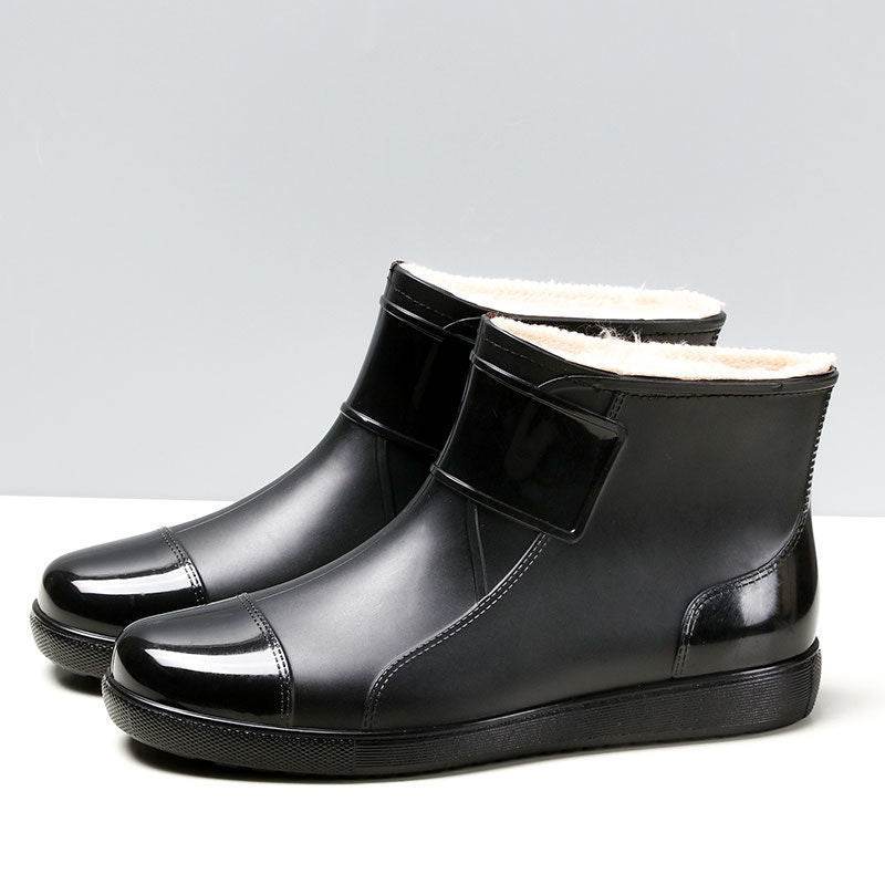 Men's Short Waterproof Plus Size Rain Boots - Ultim8 Designs 4 U