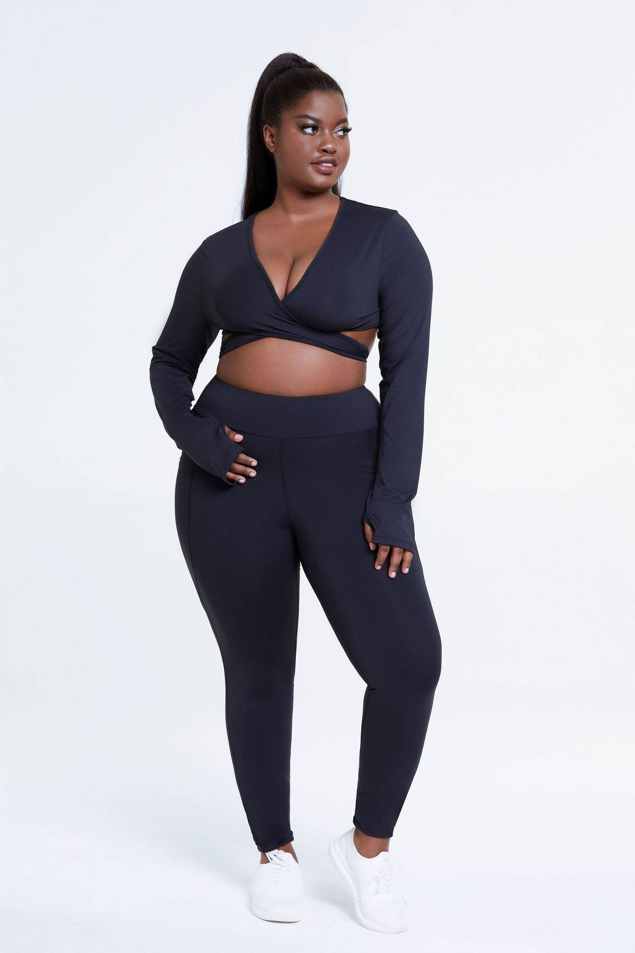 Breathable Plus-Size Yoga &amp; Fitness Set - Ultim8 Designs 4 U