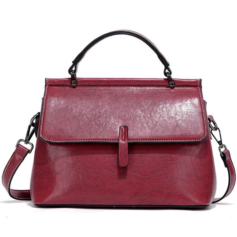 Fashion Large-capacity Leather Commuter Handbag - Ultim8 Designs 4 U