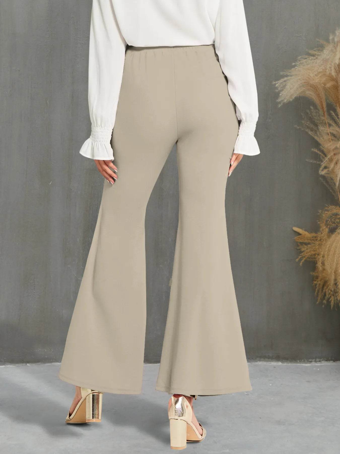 High Waisted Flare Pants - Ultim8 Designs 4 U