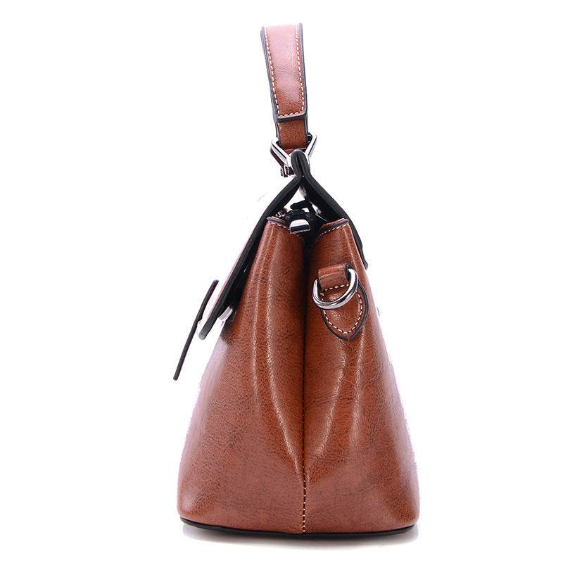 Fashion Large-capacity Leather Commuter Handbag - Ultim8 Designs 4 U