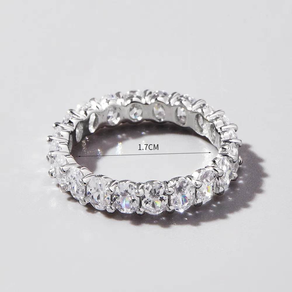 Inlaid Zircon 925 Sterling Silver Ring - Ultim8 Designs 4 U