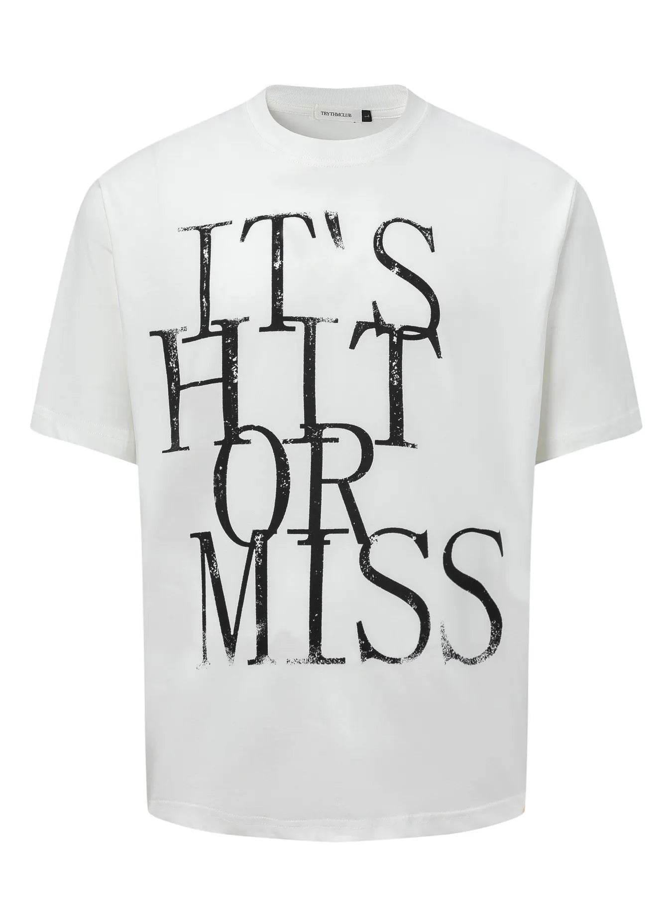 Men's Letter Graphic Short Sleeve Oversized T-Shirt - Ultim8 Designs 4 U
