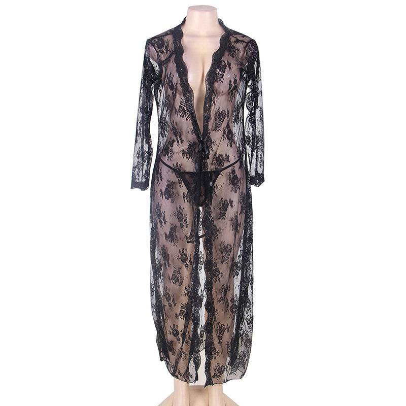 Lingerie Lace Long Dress Nightgown - Ultim8 Designs 4 U