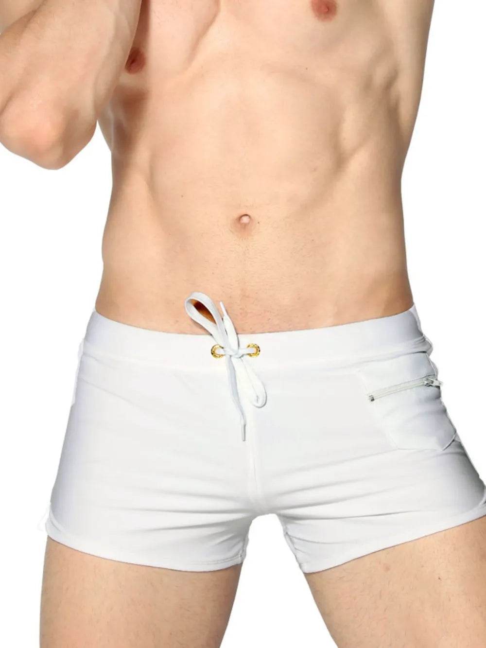 Men's Drawstring Contrast Swim Shorts - Ultim8 Designs 4 U