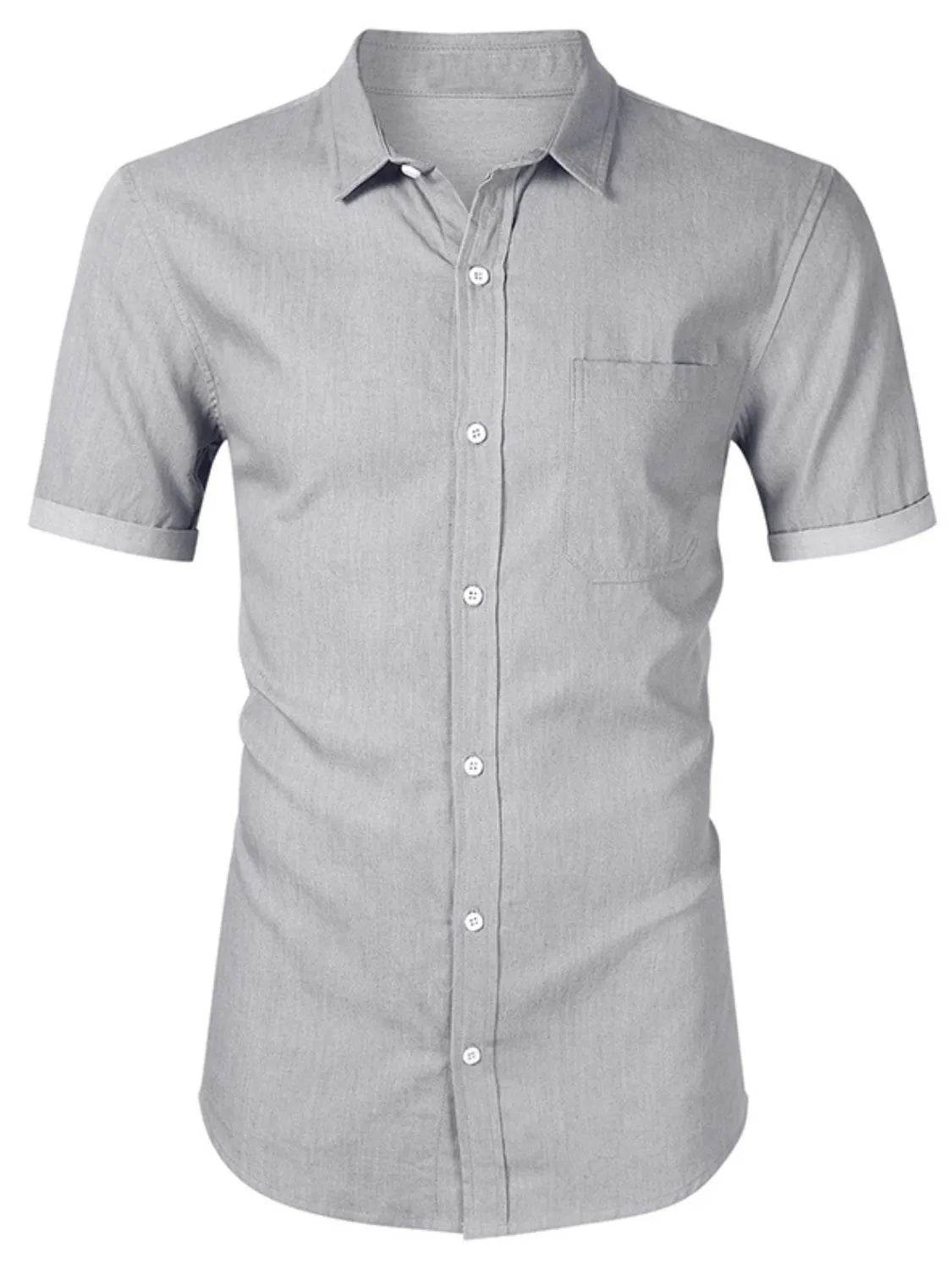 Men's Button Up Short Sleeve Shirt - Ultim8 Designs 4 U