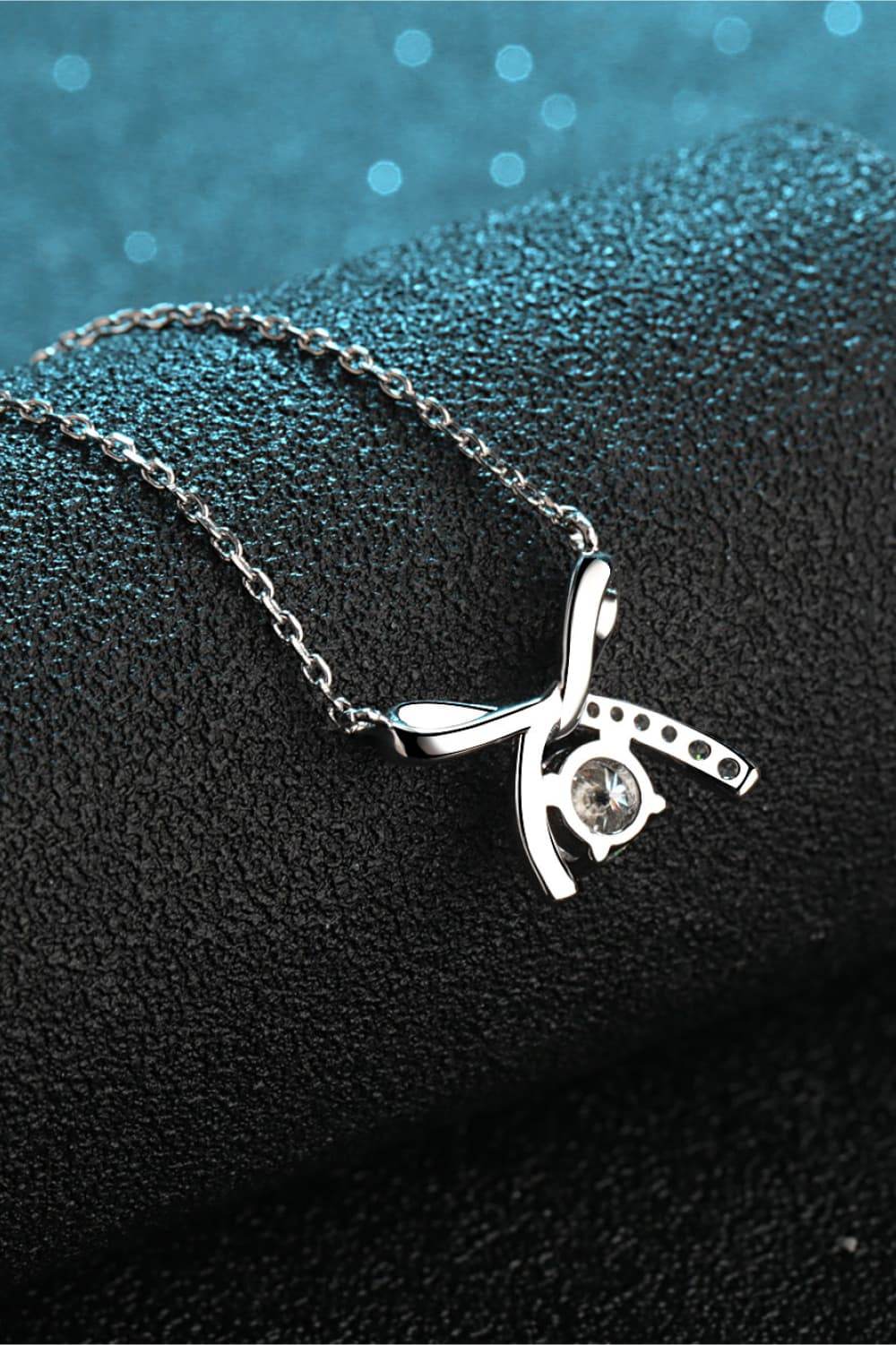 Moissanite 925 Sterling Silver Necklace - Ultim8 Designs 4 U