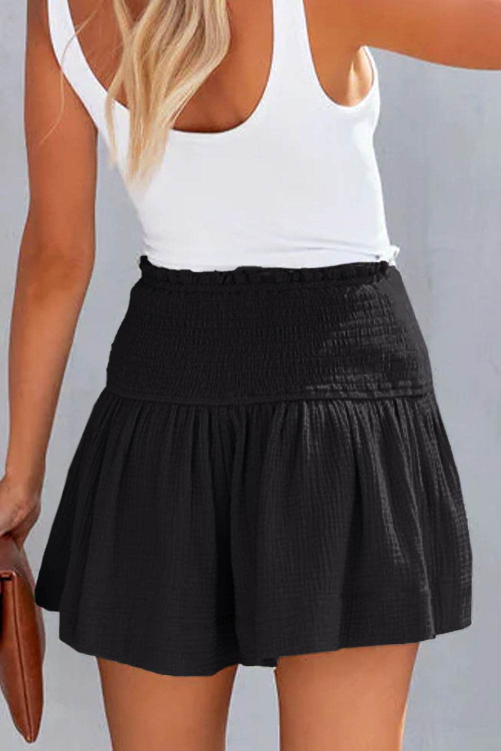 Smocked Waistband Shorts - Ultim8 Designs 4 U