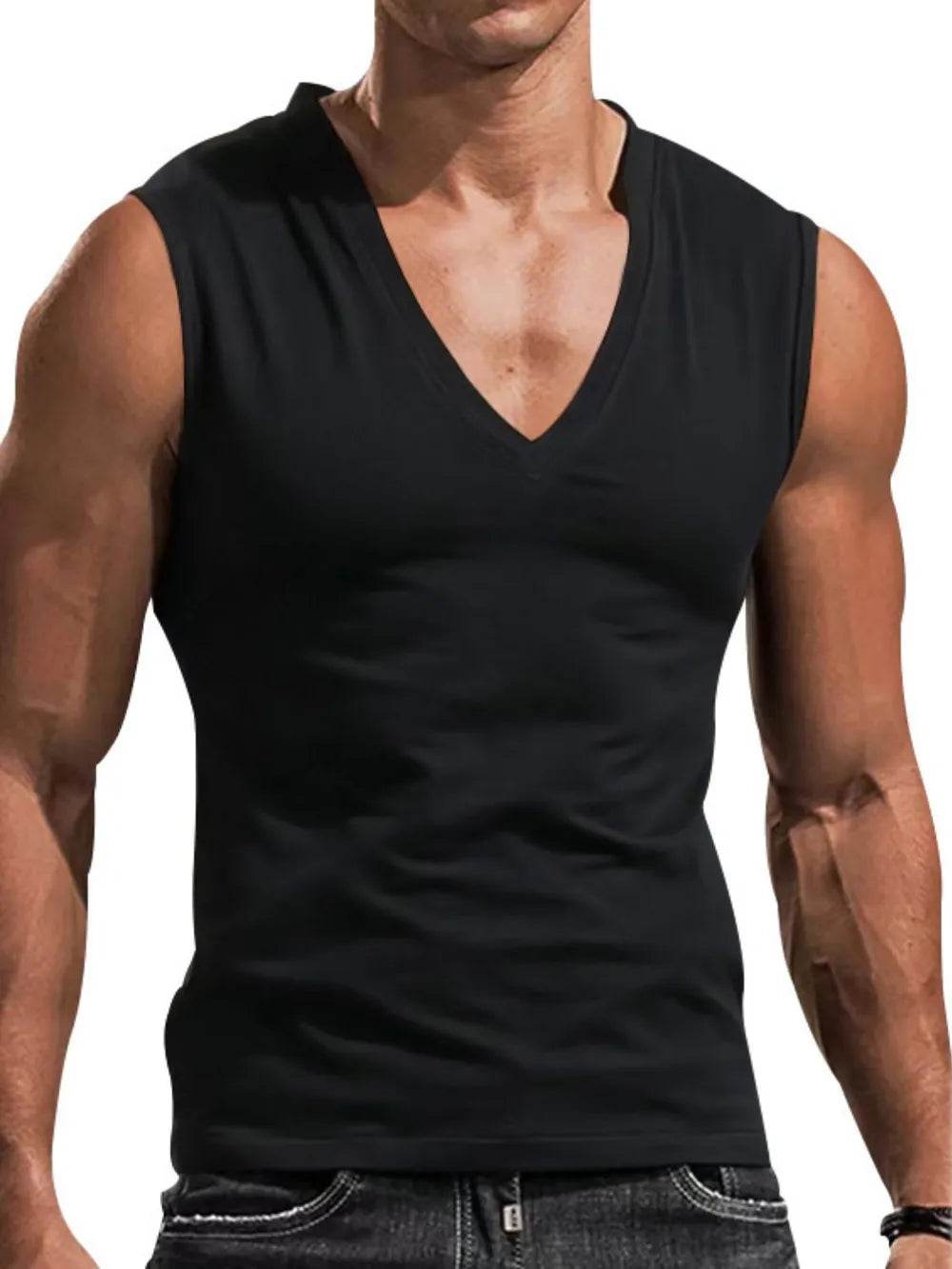 Men's Plus Size V-Neck Tank - Ultim8 Designs 4 U