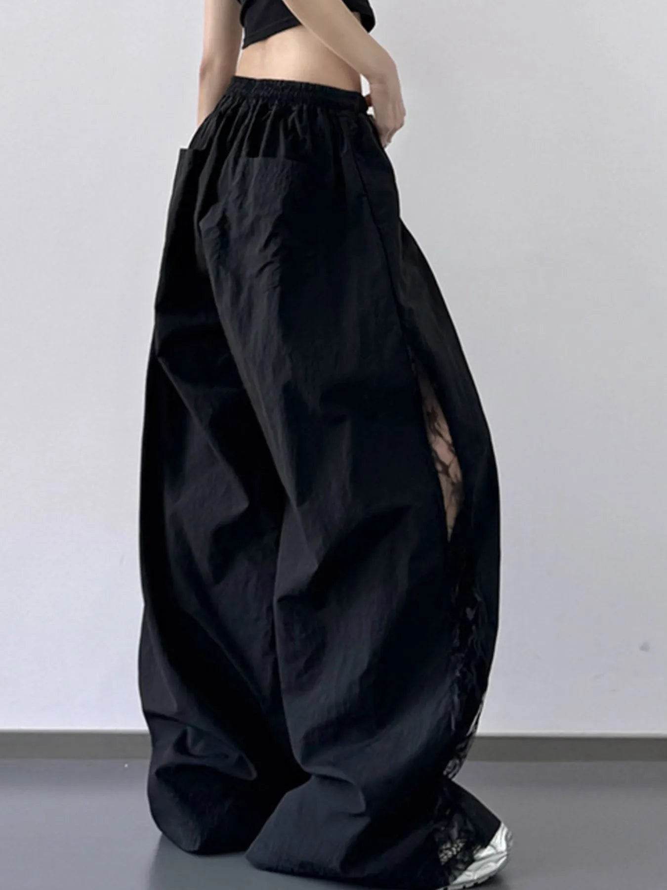 Elastic Waist Wide-Leg Pants - Ultim8 Designs 4 U