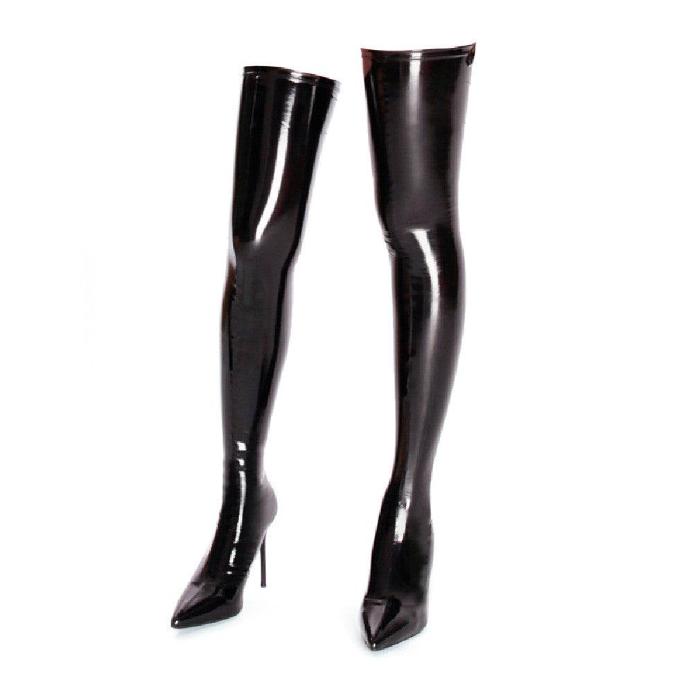 Women's Shoes In Glossy Mirror Patent Leather - Ultim8 Designs 4 U