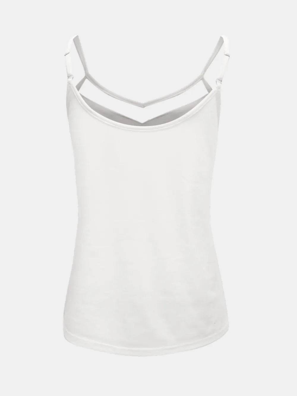 Full Size V-Neck Spaghetti Strap Cami - Ultim8 Designs 4 U