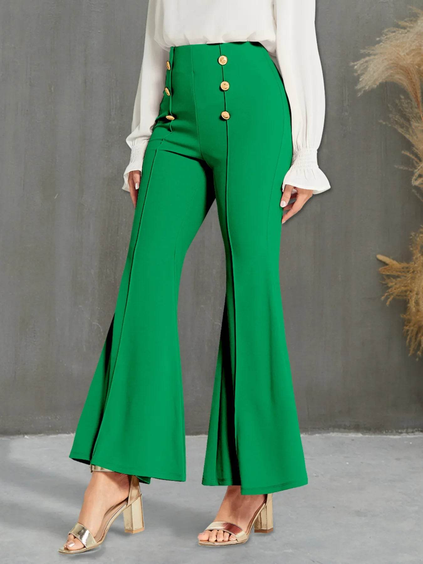 High Waisted Flare Pants - Ultim8 Designs 4 U