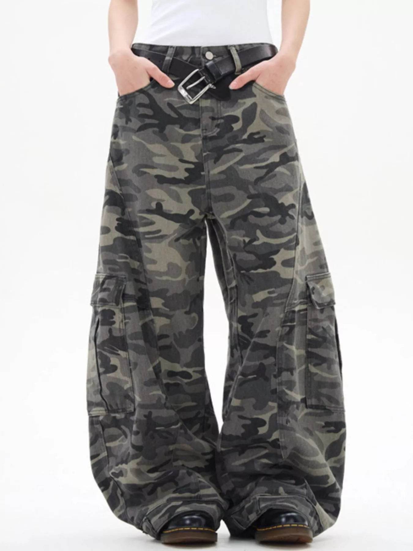 Men's Camouflage Wide Leg Pants - Ultim8 Designs 4 U