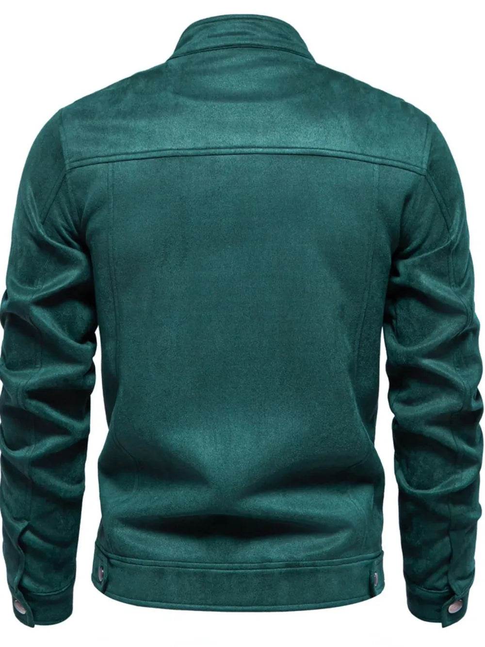 Men's Zip Up Long Sleeve Biker Jacket - Ultim8 Designs 4 U