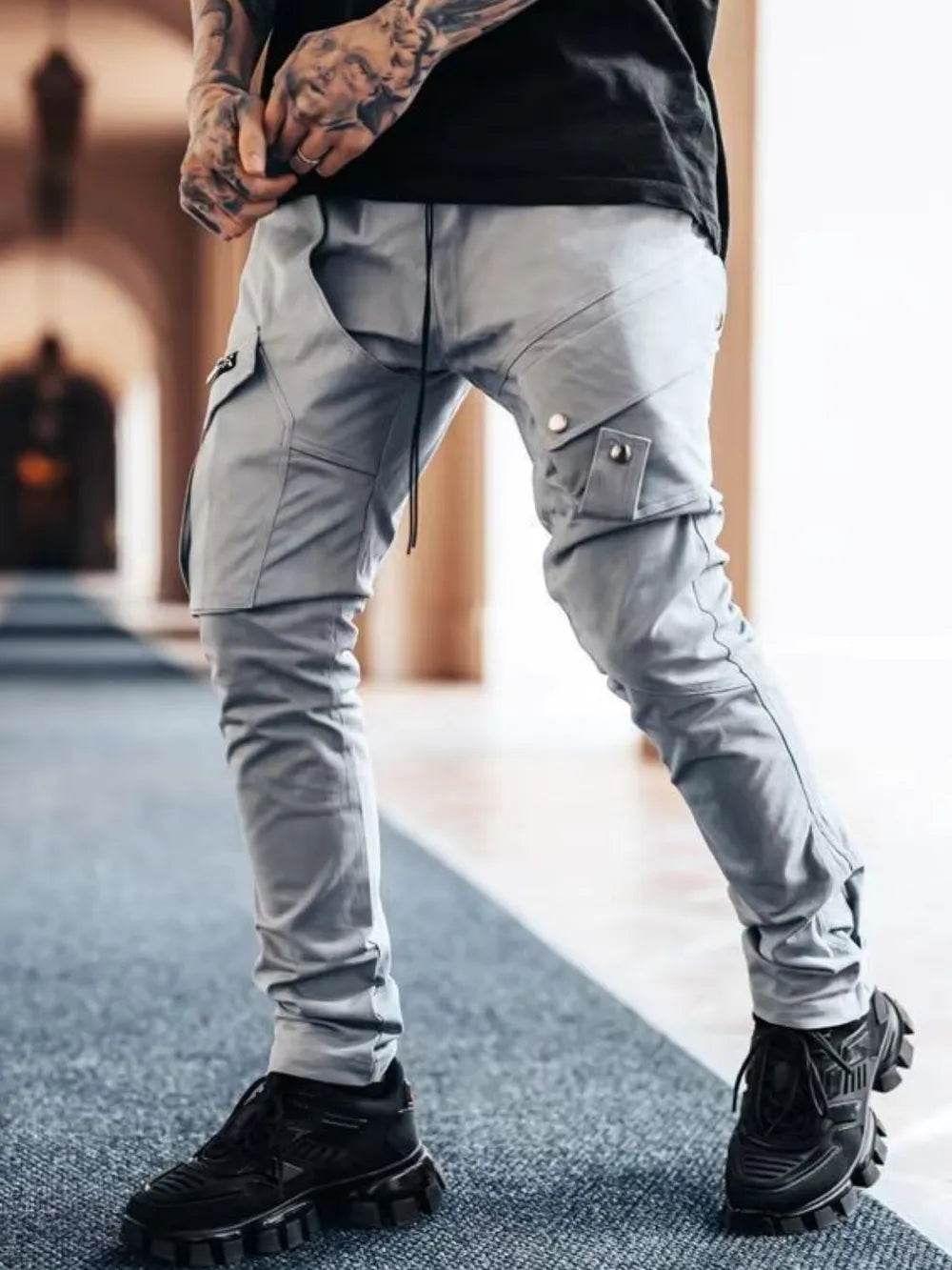 Men's Plus Size Slim Fit Pants - Ultim8 Designs 4 U