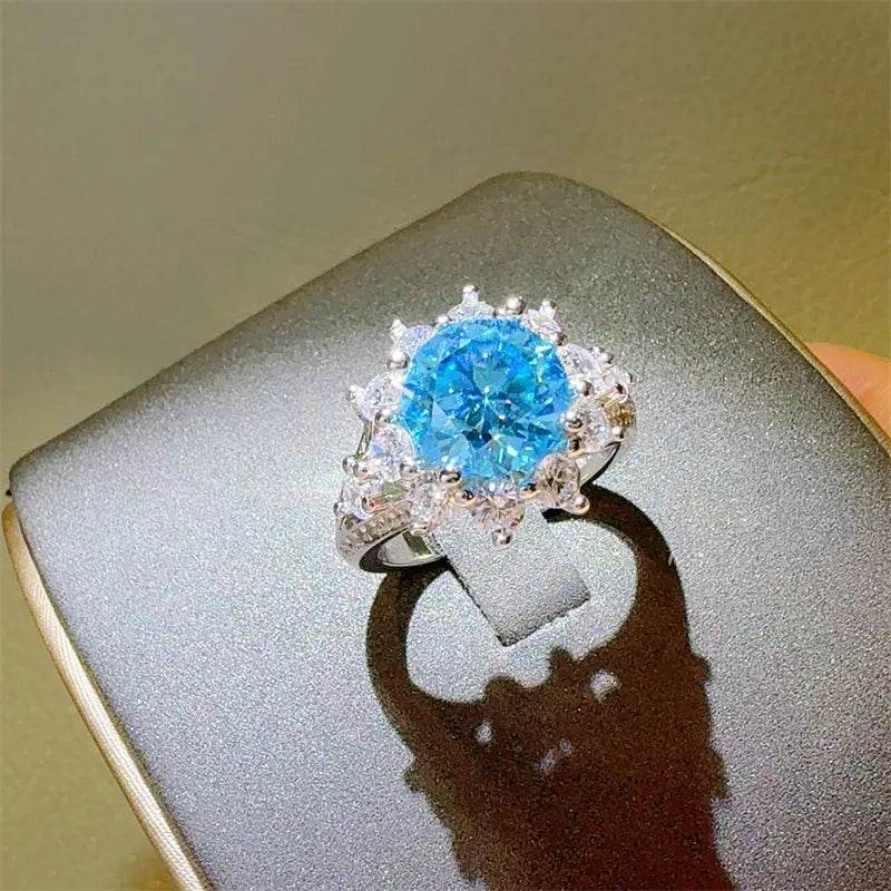3 Carat Moissanite Zircon 925 Sterling Silver Ring - Ultim8 Designs 4 U