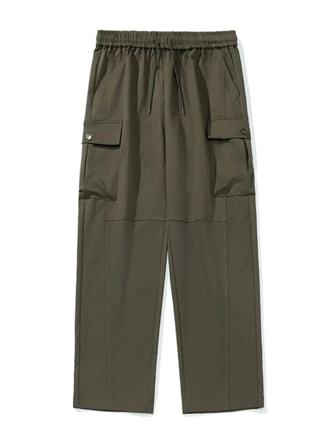 Men's Plus Size Drawstring Pants with Pockets - Ultim8 Designs 4 U
