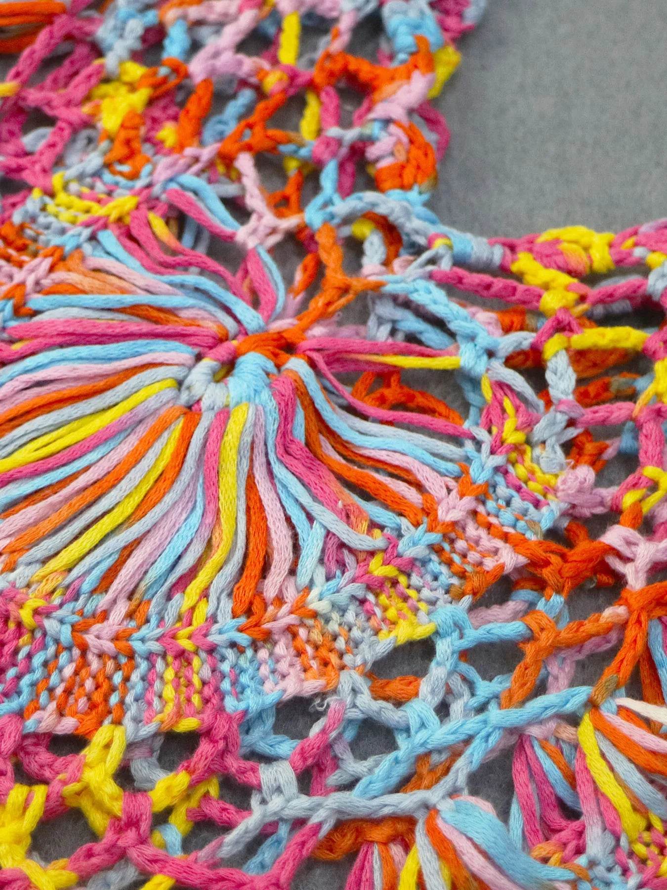 Crochet Fringe Beach Cover Up - Ultim8 Designs 4 U