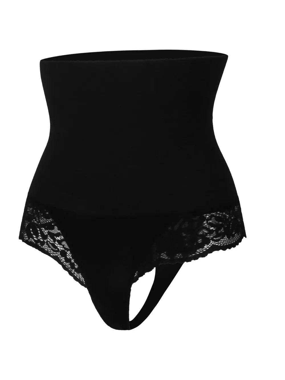 Lace Detail High Waist Shaping Panty - Ultim8 Designs 4 U