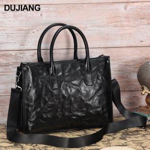 New Genuine Leather Business Bag Handbag - Ultim8 Designs 4 U