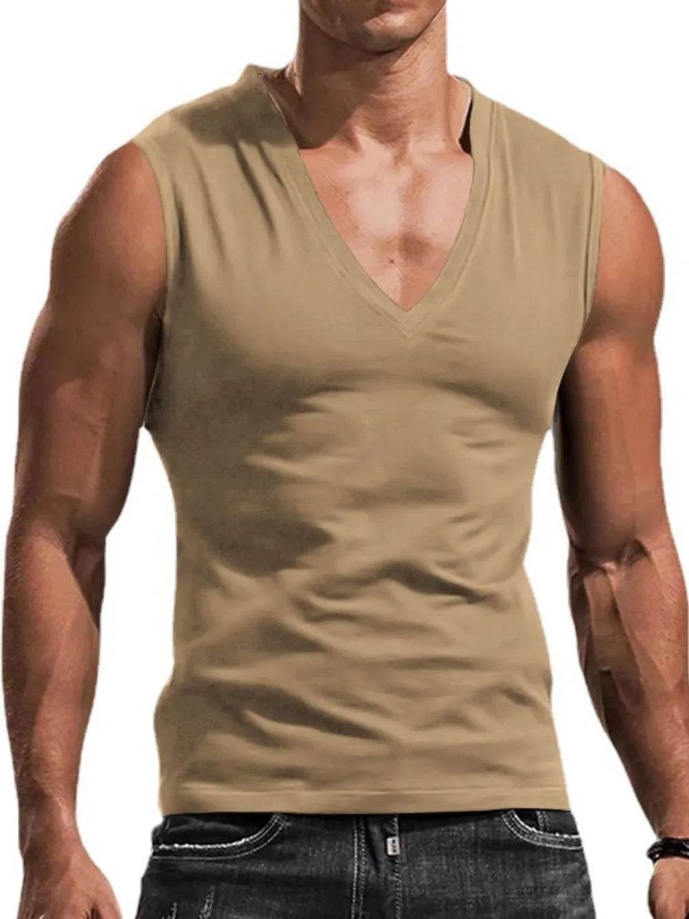 Men's Plus Size V-Neck Tank - Ultim8 Designs 4 U