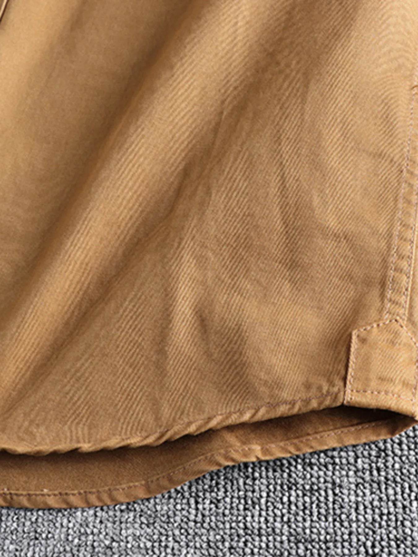 Men's Plus Size Button Up Shirt with Chest Pockets - Ultim8 Designs 4 U