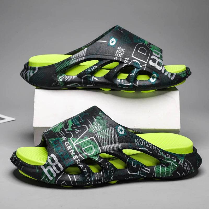 Men's Waterproof Summer Sandals - Non-Slip Casual Outdoor Slippers with Thick Bottom - Ultim8 Designs 4 U