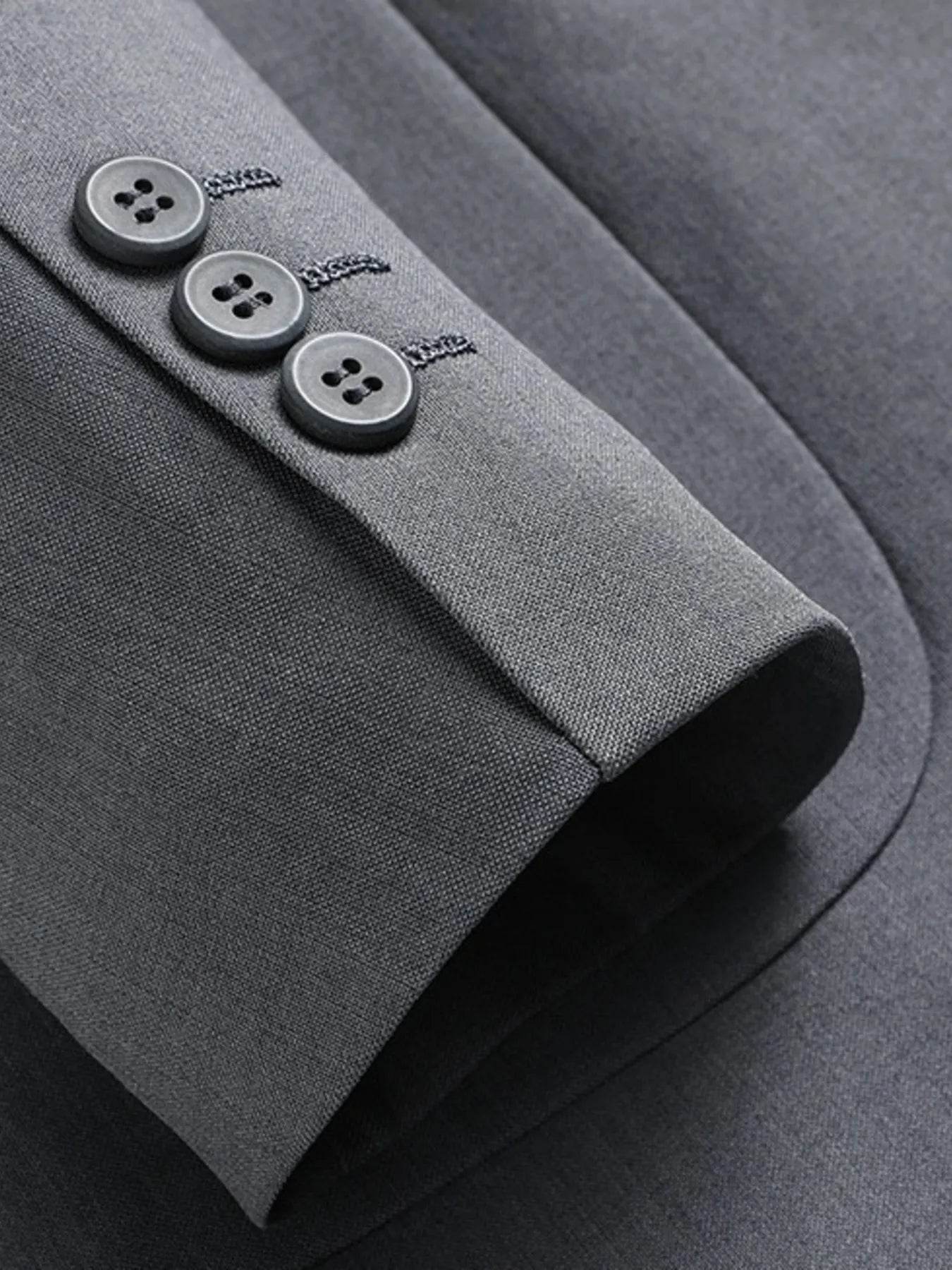 Men's Lapel Collar Long Sleeve Blazer - Ultim8 Designs 4 U