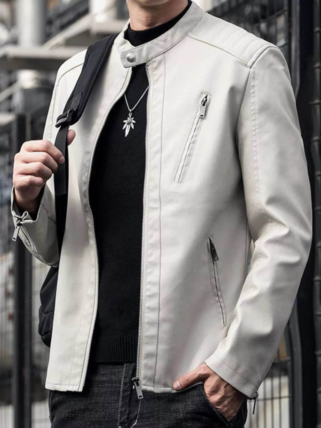 Men's Plus Size Zip Up Long Sleeve Jacket - Ultim8 Designs 4 U