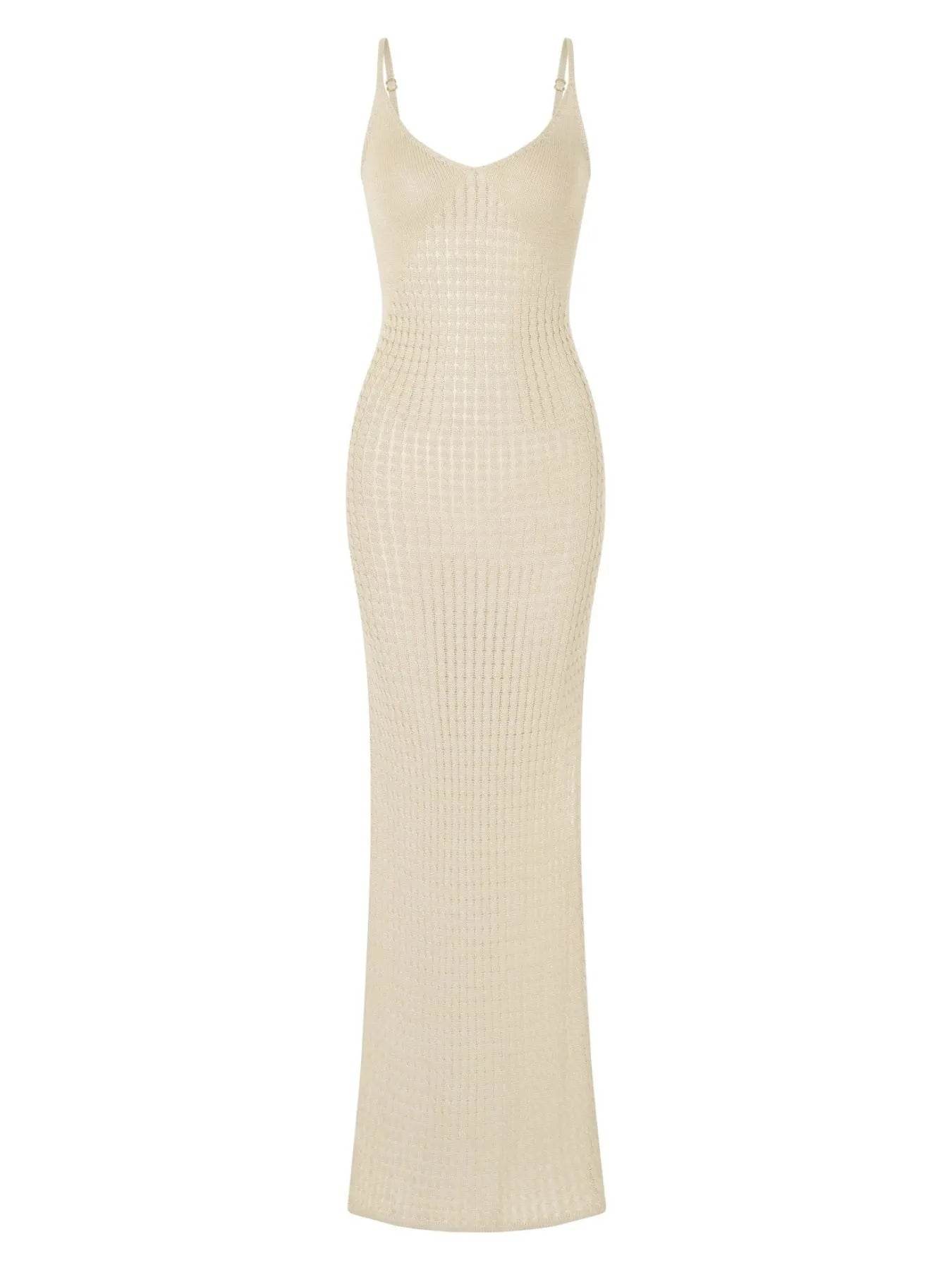 Side Slit Maxi Cami Sweater Dress - Ultim8 Designs 4 U