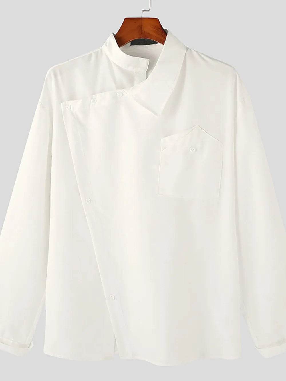 Men's Asymmetrical Long Sleeve Shirt - Ultim8 Designs 4 U