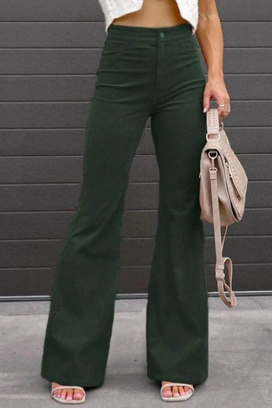 Full Size Hight Waist Bootcut Pants Plus Size - Ultim8 Designs 4 U