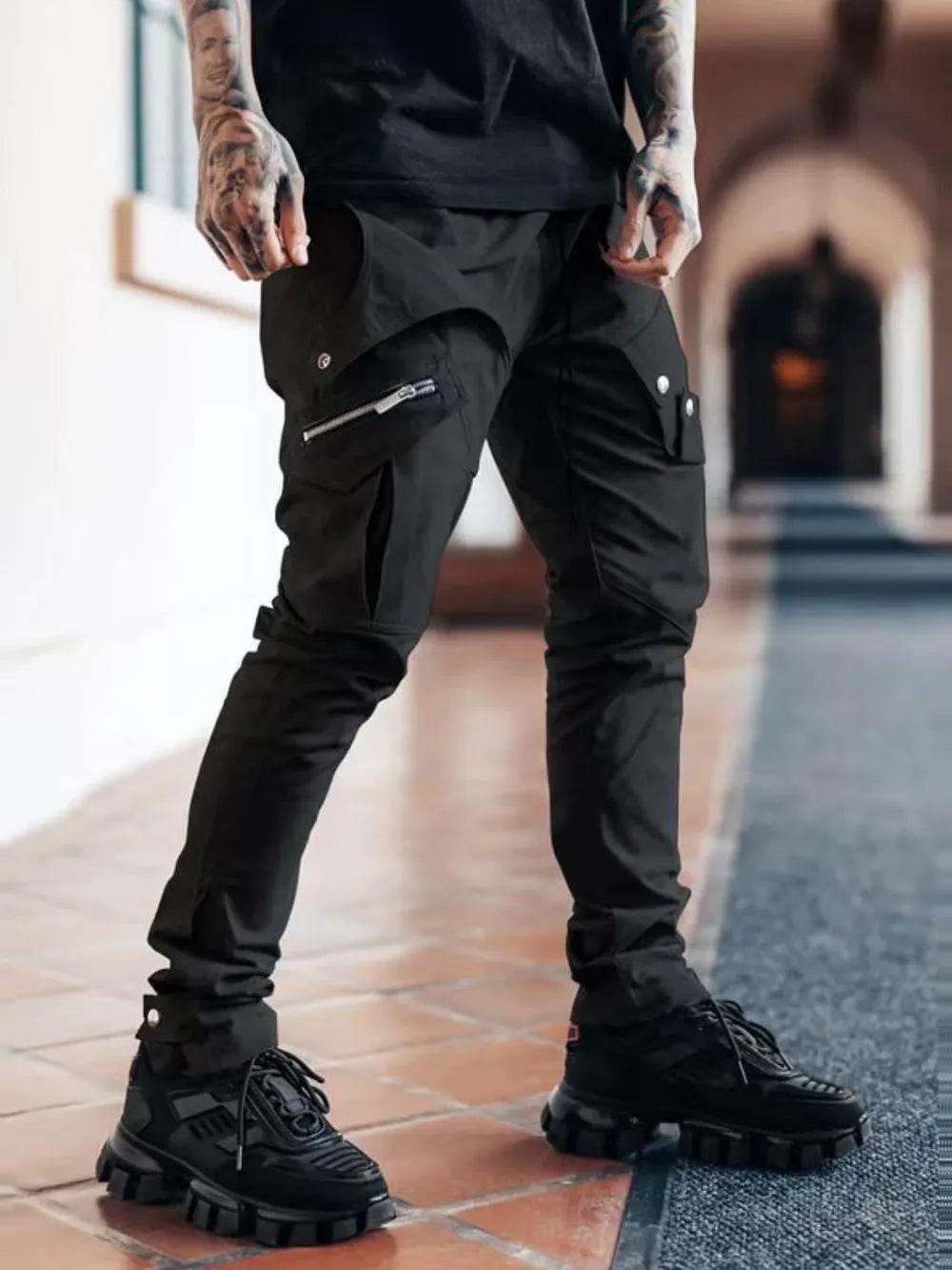 Men's Plus Size Pants with Cargo Pockets - Ultim8 Designs 4 U