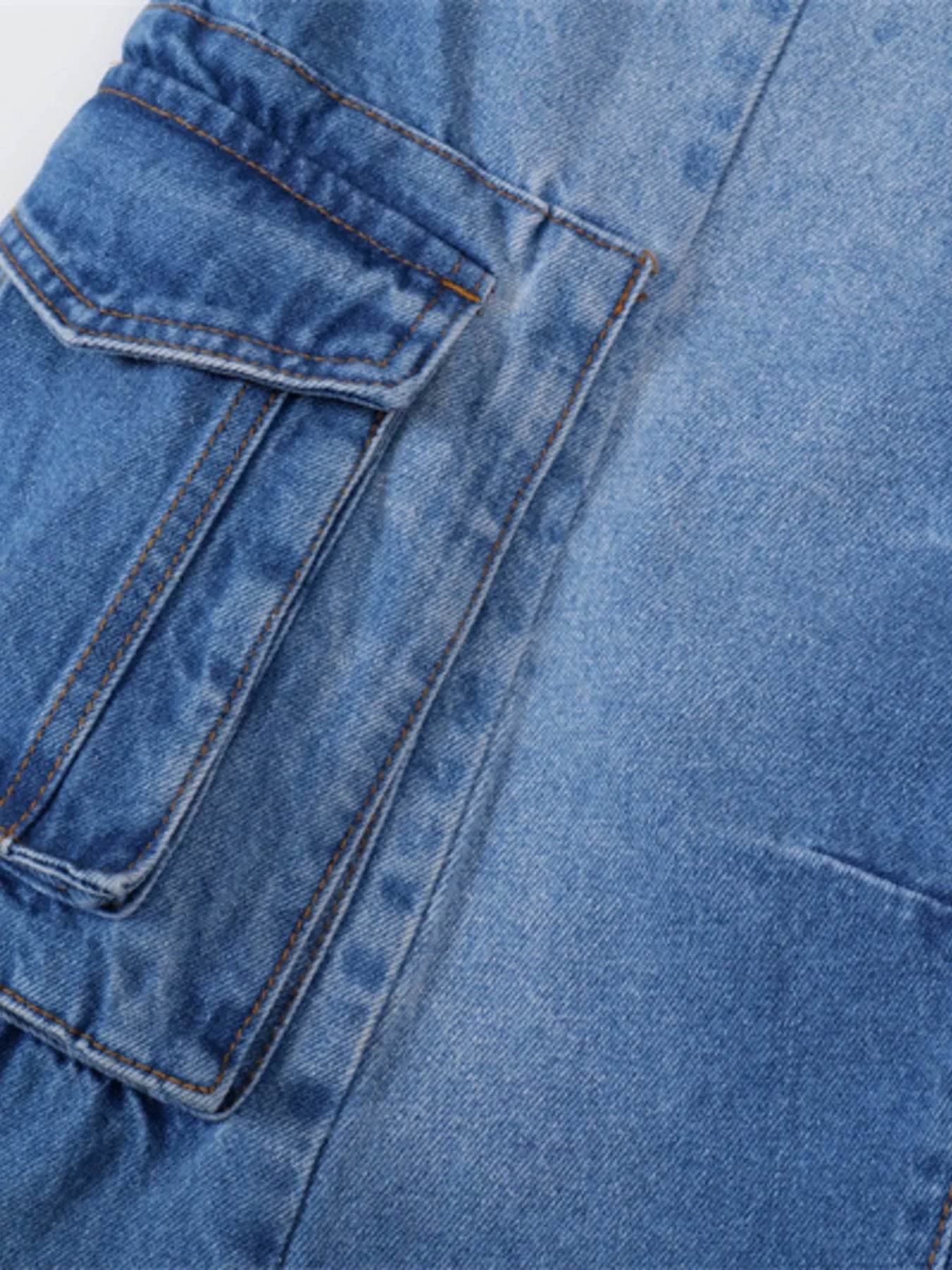 Men's Wide Leg Cargo Jeans - Ultim8 Designs 4 U